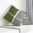 thumbnail image 3 of Sage Green Pillow Covers 24x24 Inch Decorative Throw Pillow Cover, Modern Painting Farmhouse Striped Abstract Art Sofa Pillowcases Accent Cushion Case Home Decor Bedroom Living Room, 3 of 6