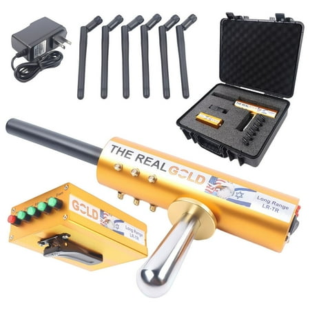 

Excellent Metal Detector 6 Antennas Detective Machine Handhold Long Range Diamond Find Microcomputer CPU Control Reflection Conductivity Search System