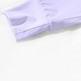 thumbnail image 5 of UPF 50+ Sun Hoodie for Girls - Kids Lightweight Cropped Zip Up Hoodie with Thumbholes & Breathable Mesh, Lavender Athletic Outdoor Jacket,Size 12-13 T, 5 of 9