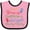 Pink and Black, variant on Inktastic Dental Hygienist Like Mommy Boys or Girls Baby Bib