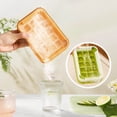 thumbnail image 2 of YoGold Ice Cube Tray with Lid and Container, BPA-Free, Pack of 15 Ice Cubes, Easy Press to Release The Ice, for Freezer with Container, Tea and Coffee, Bar Accessories Orange, 2 of 6