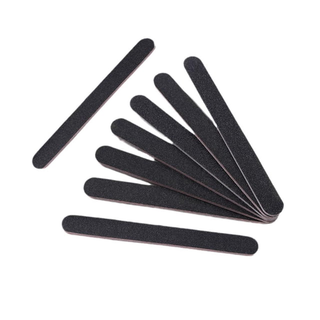 10pcs Nail Files For Natural Nails 100/180 Grit Nail Files Bulk Flowery Nail File Curved Nail File By PULMCheerger
