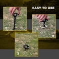 thumbnail image 4 of Estacas para tienda de campaña COBARYEN, paquete de 16 unidades, 24 cm, en espiral de fibra de nailon, 4 of 6