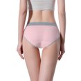 thumbnail image 4 of 5 Pack Women's Cotton Underwear Stretch Briefs Soft Underpants Full Coverage Panties, 4 of 10