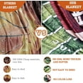 thumbnail image 5 of Football Blanket for Boys Football Lover Gift Ideas Soft Fleece Throw Blanket Green Football Stuff Bedroom Decor - 50x60 Inch, 5 of 6