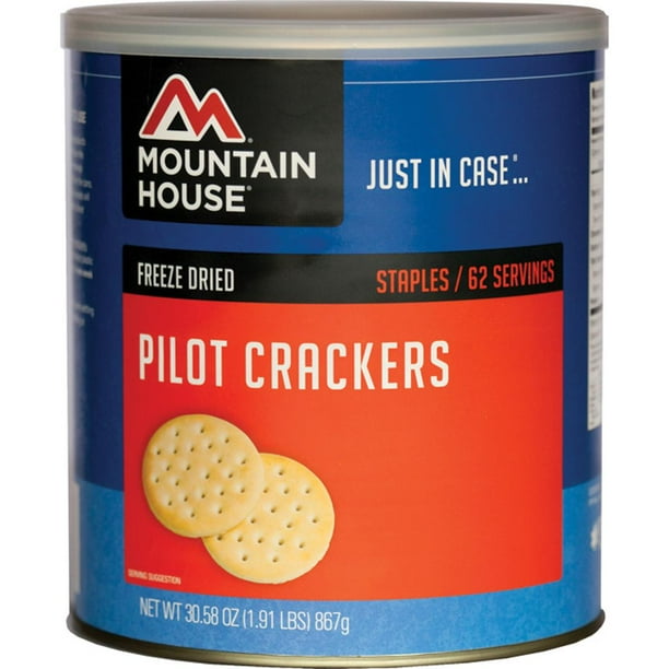 Mountain House Freeze Dried Pilot Bread Crackers Can