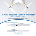 thumbnail image 4 of Set de hélices Tbest para DJI Phantom 3 Drone 9450, 8 piezas, 4 of 9