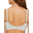 thumbnail image 2 of Women's Pour Moi 14600 Twist Cotton Padded T-Shirt Bra (Grey Marl 32D), 2 of 3