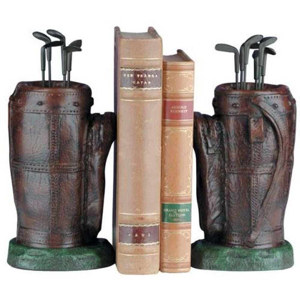 Bookends Bookend GOLF Traditional Bag Resin New Removable Clubs Hand