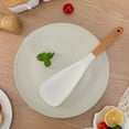 thumbnail image 4 of Baking Supplies Top Gadgets for Bakers Multi Function Spoon 2 in 1 Multi Function Spatula Spoon for Cooking Serving Long Head Silicone Salad Spatula Spoon with Wood Handle Cooking Utensil, 4 of 7
