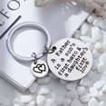 thumbnail image 4 of Coofit Père Jour Porte-Clés Rond: Pendentif en Acier Inoxydable Porte-Clés Sac Charme pour Papa, 4 of 10