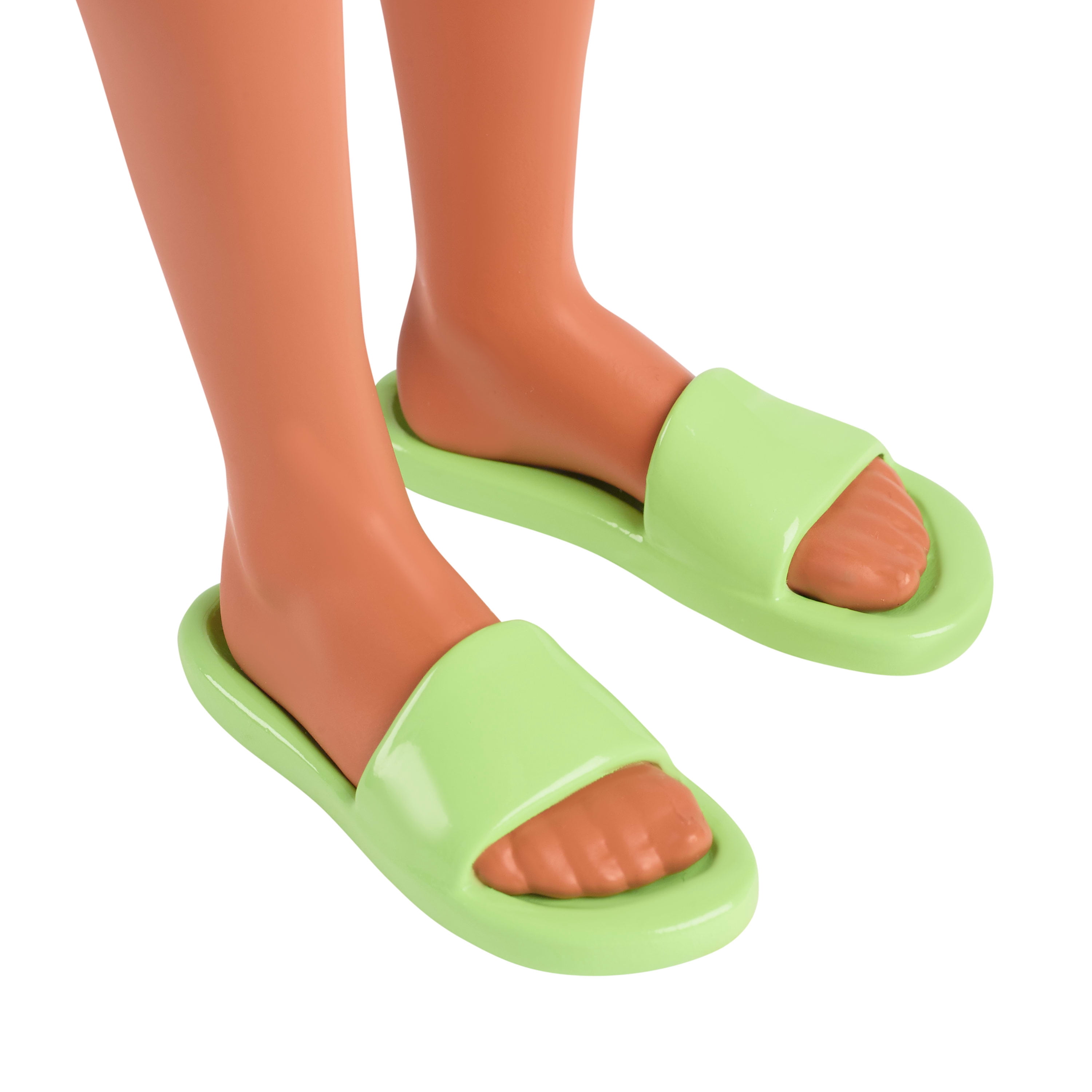 Barbie Fashionistas Ken Doll 235 in Hawaiian Print Jumpsuit with Green Sandals, Brown Hair
