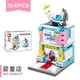 thumbnail image 3 of Bloques de construcción de casa para niños, Mini tienda de ciudad, vista de calle, Snack Street, juguetes para niños y niñas, regalos compatibles con Lego, 3 of 5