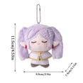 thumbnail image 2 of Gaiwos 2 PCS Frieren: Beyond Journey's End Plush Keychain 4.5 inches, Frieren & Himmel Anime Figure Stuffed Plush Toys, Cute Soft Rag Doll Suitable for Fans and Kids, 2 of 6
