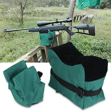 Guy Support (Qiilu Shooting Bag Unfilled Front and Rear Shooters Gun Rest Sand Bags Rifle Support Shooting Bench)