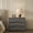 Dark Grey Oak, variant on SICOTAS 31.3" W 3-Drawer Nightstand Set of 2 with Oversized Large Storage , Modern Night Stands Bedside Table with Adjustable Feet & Gold Handles for Bedroom Living Room Entryway, Light Oak