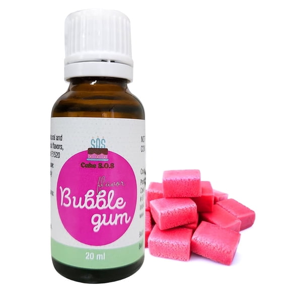 Cake S.O.S Bubble Gum Liquid Flavoring, 0.68 fl oz (20 ml)
