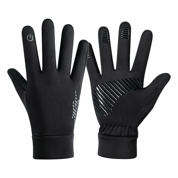 Pisexur Batería de cocina Guantes de ciclismo para hombre, senderismo al aire libre, pantalla táctil para mujer, conducción, ciclismo y guantes de esquí cálidos de in para la cocina del hogar