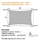 thumbnail image 2 of Love Story 6.5'X 10' Rectángulo Gris Oscuro Parasol Vela Toldo Bloque Uv Vela Sombra Para Patio Exterior Jardín Patio Trasero, 2 of 5