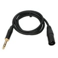 thumbnail image 2 of Cable de 6,35 mm a xlr macho a macho para escenario de micrófono de altavoz, equilibrio de cable de 1/4 pulgadas con transmisión sin pérdidas, 2 of 7
