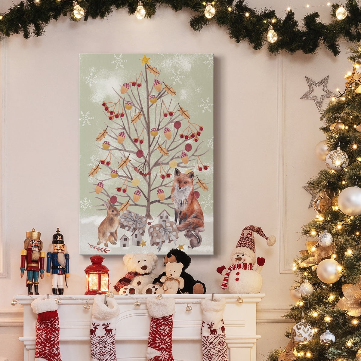 Christmas Time Collection B- Gallery Wrapped Canvas
