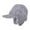 Light Gray, variant on Winter Knit Hat with Full Head and Ear Coverage, Thermal Insulated Beanie with Visor and Lining for Outdoor Activities and Winter Sports