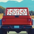 thumbnail image 4 of SEANATIVE Rear Window Decal for Trucks,Decorative UV Resistant Car Back Window Graphic Perforated Vinyl Film Scratch-resistant Valentine's Day Sticker, Heart-shaped Leaf, 4 of 7