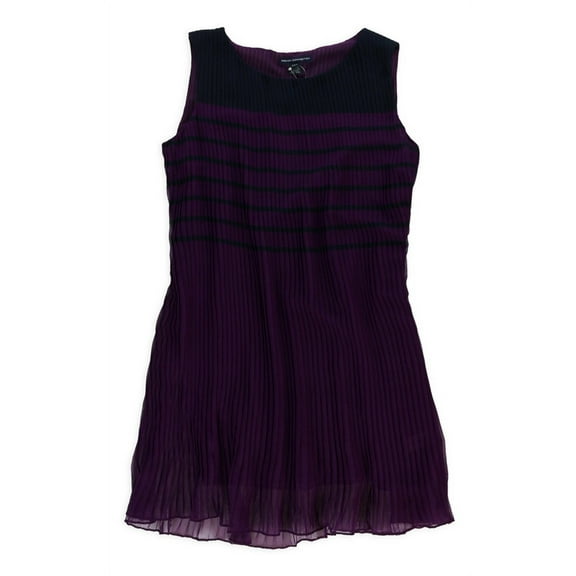 French Connection Womens Caitliing Stripe Shift Dress, Purple, 8
