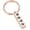 Rose Gold, variant on Waterproof Cremation Pet Urns Key Chain for Dogs Ashes Paw Print Personalized Memorial Key Ring
