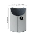thumbnail image 3 of Small Heater for Office Under Desk Quiet, Folding Space Heaters Electric Foot Warmer,Portable Space Heater with Heated Floor Mat for Foot Leg&nbsp;, 3 of 5