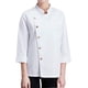 thumbnail image 4 of Hombres Mujeres Chef Coat Chaqueta Cocina Uniforme Camarero Ropa Restaurante M Blanco Sunnimix chaqueta de cocinero, 4 of 8