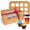 Brown-6pack, variant on 6 Pack Cupcake Boxes Hold 12 Standard Cupcakes, Food Grade Bakery Carrier with Windows and Inserts for Cupcakes, Muffins, Pastries, Portable Dessert Storage Boxes