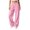 Pink, variant on XFeng Women Wide Leg Sweatpants High Waist Drawstring Casual Pants