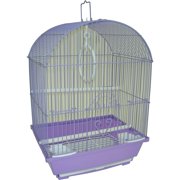 Bilot A1104PUR Round Top Style Small Parakeet Cage, 11 x 9 x 16
