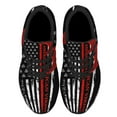 thumbnail image 2 of American flag Viking Shoes Sneakers for Women Men Black Size 8, 2 of 7