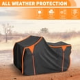 thumbnail image 3 of Cubierta para ATV para Yamaha Grizzly 700 EPS 2017-2024 Cubierta para Cuatrimoto Impermeable de Tela Oxford con Recubrimiento de PU a Prueba de Viento Protección para Todo Clima Negro, Naranja, 3 of 6