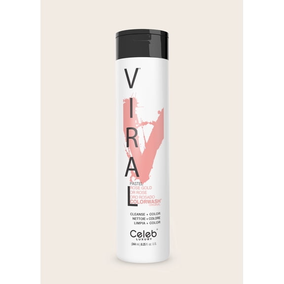 Celeb Luxury Viral Pastel Rose Gold Colorwash Professional Hair Coloring Tool Kit