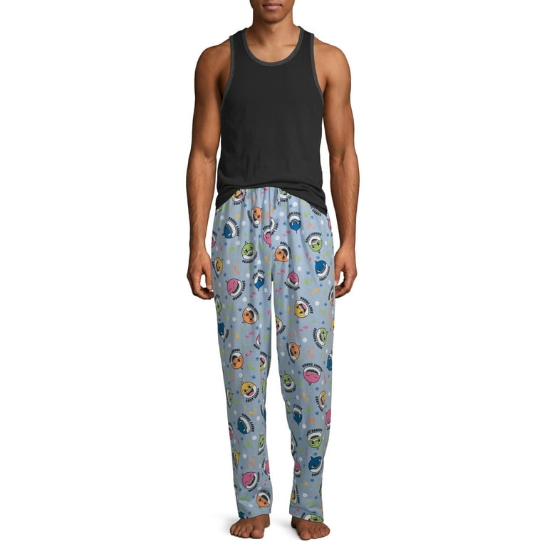 Pinkfong Baby Shark Men s Heather Sea 2 Pajama Pant Walmart