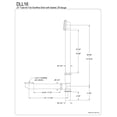 thumbnail image 3 of Kingston Brass DLL16 Kingston Brass DLL16 16" Tube For Tub Overflow Drain With Gasket, Rough, 3 of 3