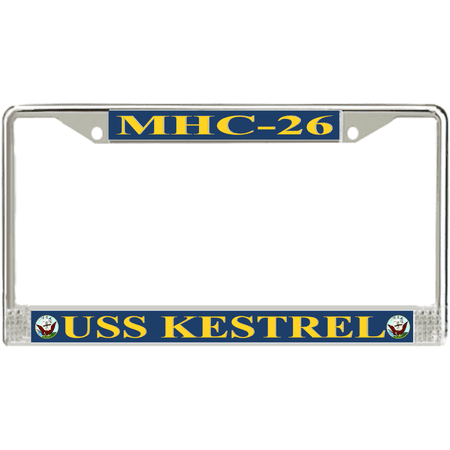 USS Kestrel MHC-26 License Plate Frame