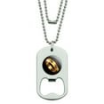 thumbnail image 1 of Lord of the Rings The One Ring Military Dog Tag Bottle Opener Pendant, 1 of 4