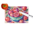 thumbnail image 4 of Carolines Treasures DAC1860LCB 15 x 12 in. Colorful Pomegranates Glass Cutting Board - Large, 4 of 5
