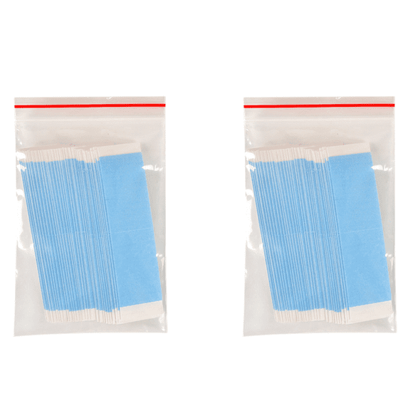 72Pcs/Lot Strong Wig Tape Double Sided Adhesive Extension Hair Tape Strips Waterproof for Toupee/Lace Wigs Film Adhesive
