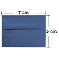 thumbnail image 3 of JAM Paper A7 Envelopes, 5 1/4 x 7 1/4, Dark Blue, 50 per Pack, 3 of 3