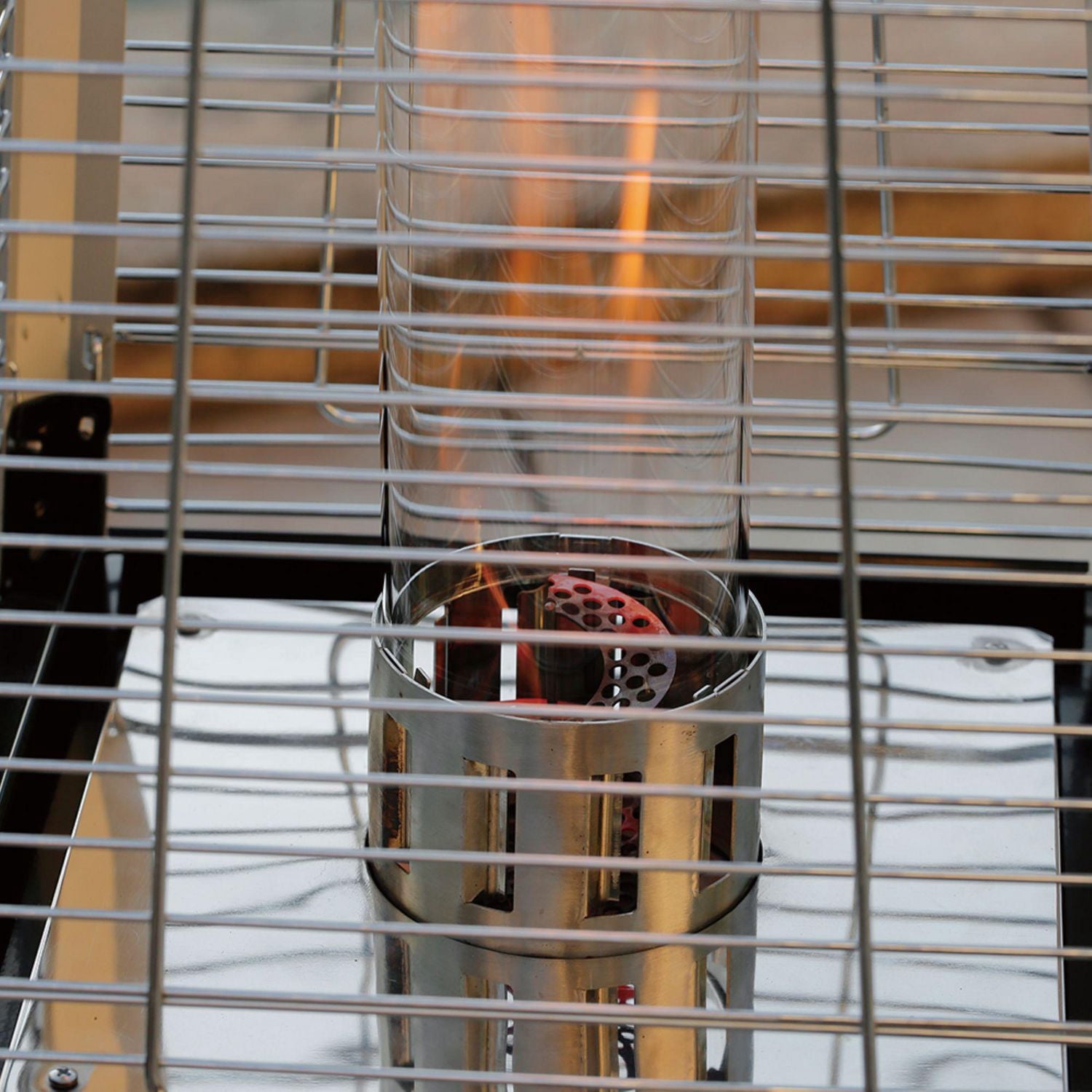 Shinerich Pyramid Style Patio Heater - Black