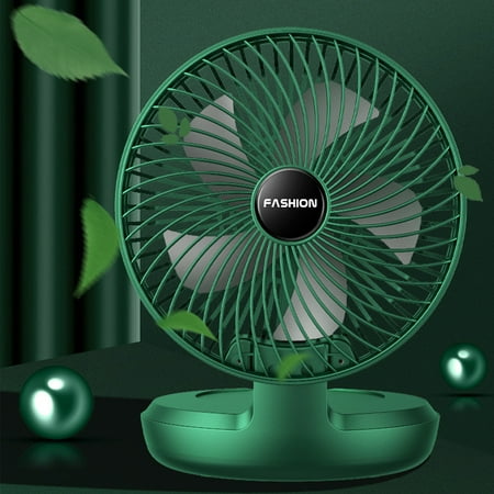 

aoksee small fans for desk Table Desk Fan Portable Foldaway Fan USB Powered Personal Fan 2 Speeds Adjusted USB Small Fan For Home Bedroom Travel Office Tent