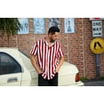 thumbnail image 5 of IDOPIP Mens Summer Striped Shirts Button Down Short Sleeve Vintage Beach Hawaiian Shirts, 5 of 8