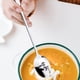 thumbnail image 2 of Cuchara de Café Grabada con Mango Cartas Espejo Largo, 2 of 9