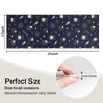 thumbnail image 5 of Dark Blue Moon Pattern Kitchen Rug Mat,Kitchen Runner Rugs Non Skid Washable,Decorative Kitchen Floor Mats for Kitchen,Sink,Laundry,17"X47", 5 of 5