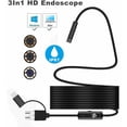 thumbnail image 4 of Android USB Type-C endoscope; Waterproof 6 LED high-definition detection camera; IP67 endoscope camera suitable for Android; 3in1 Mini Camera Fi Compatible with Android/Windows, 4 of 5
